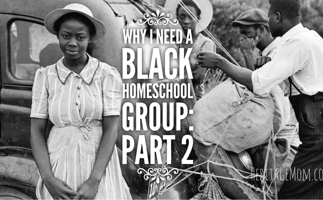 Why I Need a Black Homeschool Group: Part 2