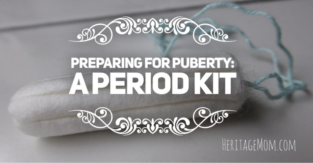 Preparing for Puberty: A Period Kit