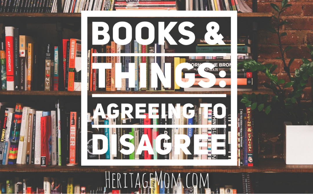 Books & Things: Agreeing to Disagree